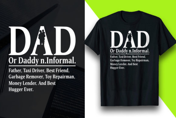 Father's Day T-Shirt Design: Vector Templates & Greetings